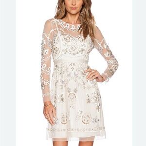 Needle & Thread Garden Sequin Dress size 4 Like New!